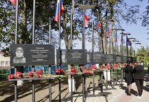 Аллею Героев открыли в станице Ловлинской