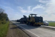 В Тбилисском районе обновляют важную краевую магистраль