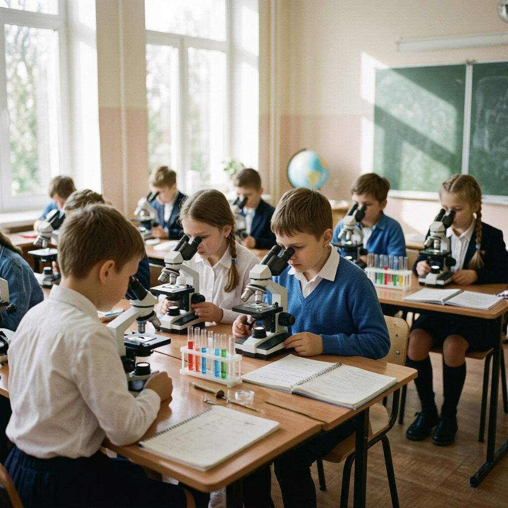 школьники